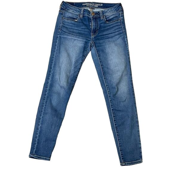 AEO Skinny Jegging Jeans Sz 4 - Picture 1 of 5